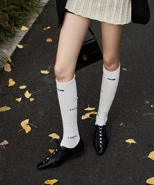 Lace Up Flats